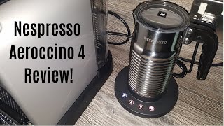 Nespresso Aeroccino 4 Milk Frother Review  Worth upgrading from the Aeroccino 3 [upl. by Belinda]