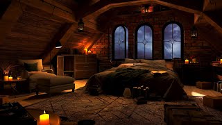 Cozy Room with Relaxing Rain Sounds for Sleeping  Deep Sleep White Noise Sleep Sounds ASMR Sleep [upl. by Shaughnessy]