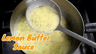 LEMON BUTTER SAUCE  TIPS TO PREVENT SPLIT  SAUCES RECIPE [upl. by Rebah]