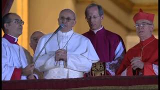 Pope Francis first address [upl. by Gussi415]