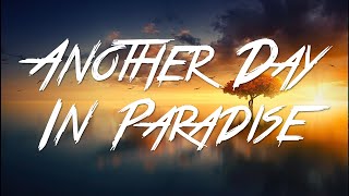 Another Day In Paradise  Phil Collins Lyrics HD [upl. by Alehtse]