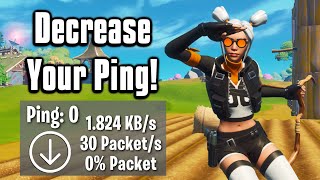 Watch This Video To LOWER Your Ping In Fortnite  PC  Console Guide [upl. by Scammon]