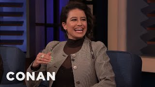 Ilana Glazer Grew Up Watching Conan On quotLate Nightquot  CONAN on TBS [upl. by Rocca175]