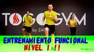 FUNCTIONAL TRAINING 1  Entrenamiento funcional  Sentadilla  Lunge  Plancha abdominal  Skipping [upl. by Alexa]