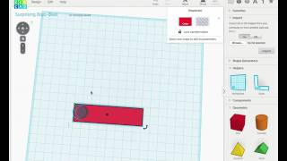 How to design a keychain in Tinkercad [upl. by Zetana]