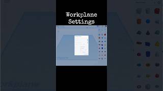 TinkerCAD Tips Workspace Settings tinkercad caddesign 3dprintable 3dprinting [upl. by Ahtnicaj]
