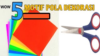 5 ide kreatif dekorasihow to make decorationpaper craft [upl. by Phillis]