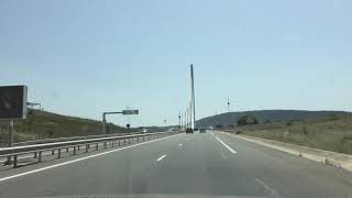 Crossing the Millau Viaduct [upl. by Asilem543]