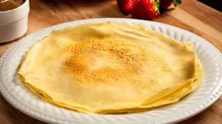 How to Make Crepes  Thin French Crepe Recipe [upl. by Seaton700]