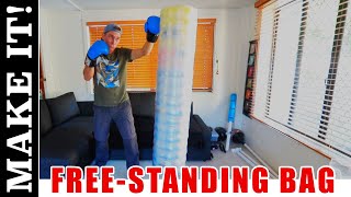 How To Make a FreeStanding Punching Bag at Home for 20 [upl. by Ehrenberg323]