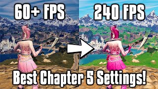 Fortnite Chapter 5 Settings Guide  FPS Boost Colorblind Modes amp More [upl. by Llehcnom]