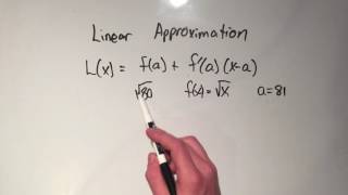 Linear Approximation [upl. by Nyltiak]