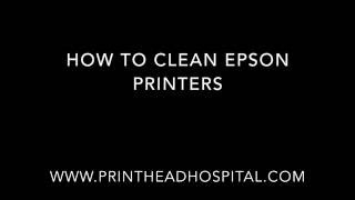 How to clean Epson Printers [upl. by Aihsenek]