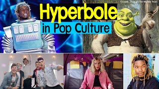 Hyperbole Examples in Songs Movies and TV [upl. by Westney887]