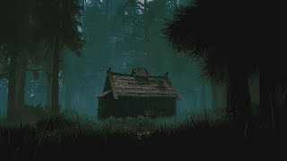 Creepy Cabin in the Woods  Scary ASMR Ambience  Halloween Haunted House Soundscape amp Atmosphere [upl. by Aldric]