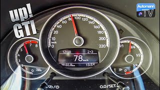 2018 VW up GTI 115hp  0100 kmh acceleration 60FPS [upl. by Ilario]