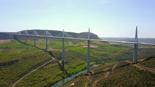 Two Bridges  Pont du Gard and the Millau Viaduct [upl. by Yemrots621]