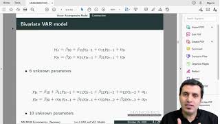 Econometrics  VAR model construction [upl. by Bamford]