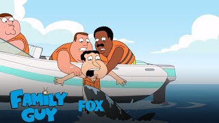 Quagmire Gets Attacked By A Shark  Season 16 Ep 19  Family Guy [upl. by Leihcey728]