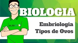 Biologia  Embiologia Tipos de Ovos [upl. by Agretha544]