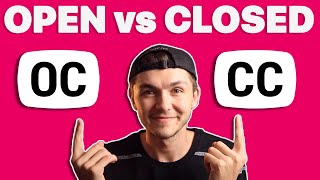 OPEN vs CLOSED Captions  Why amp How to Add Them to Videos Online [upl. by Wilhide959]