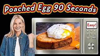 Microwave Poached Egg 90 Seconds [upl. by Koralle165]