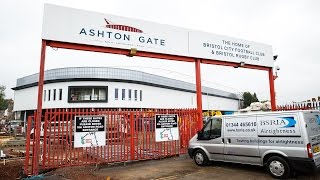 Ashton Gate Update A Look Inside The Dolman And South Stand [upl. by Tanitansy]