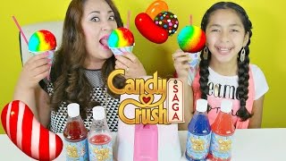 CANDY CRUSH Snow Cones  Shave Ice DIY B2cutecupcakes [upl. by Eskil307]