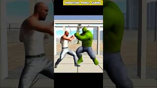 Hulk Vs Franklin Fight 😱 Indian Bike Driving 3D 💥☠️ shorts gaming ibd3d gta hulk [upl. by Aiva422]