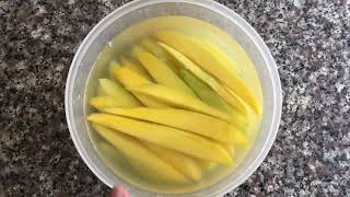 BURONG MANGGA or PICKLED MANGO RECIPE [upl. by Dewitt856]