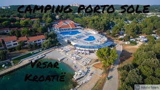 drone beelden kroatie vrsar  camping Porto Sole [upl. by Ecirtap]