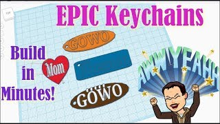 Design Your Own Epic Key Chains With Tinkercad In Minutes [upl. by Zaneski985]