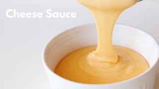 EASY HOMEMADE CHEESE SAUCE RECIPE  NACHO CHEESE SAUCE RECIPE [upl. by Zoe]