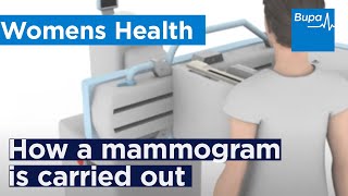 How a mammogram is carried out  Bupa Health [upl. by Bultman809]