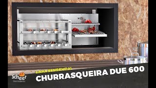 Churrasqueira Due 600 Rotativo  Parrilla Automática  Scheer Churrasqueiras [upl. by Annyrb]