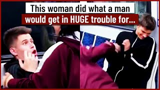 This woman did what a man would get in HUGE trouble for but [upl. by Jonme]