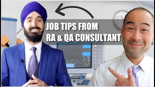 Get A Job In Regulatory Affairs Medical Devices  Tips From A Consultant [upl. by Anniram]