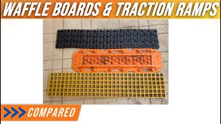 Waffle boards vs traction ramps vs flexible mats compared [upl. by Milty]