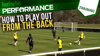 How to play out from the back  Soccer drill  Tactics  Nike Academy [upl. by Sairacaz670]