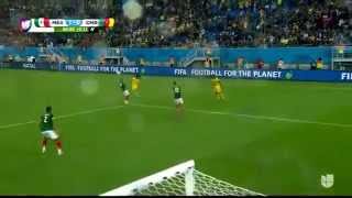 Mexico vs Cameroon Ochoas amazing save HD [upl. by Ahsinyar]