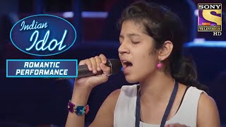 Sakshi ने दिया Beautiful Performance  Indian Idol  Romantic Performance [upl. by Ahsaelat]