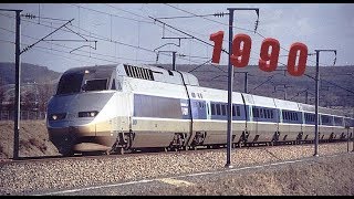 Record de vitesse TGV 1990 [upl. by Eldwin]