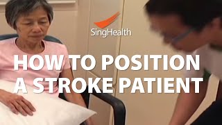 How To Position A Stroke Patient [upl. by Gill539]