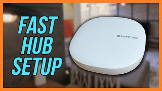 Samsung SmartThings V3 Hub Basic Setup [upl. by Einegue]