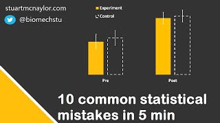 Ten Statistical Mistakes in 5 Min [upl. by Nerot]