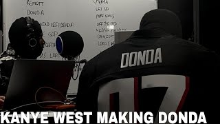 Kanye West In Studio Making Album DONDA [upl. by Jodee513]