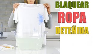 Cómo blanquear la ropa blanca teñida [upl. by Arek]