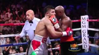 Floyd Mayweather vs Victor Ortiz KO [upl. by Noisla273]