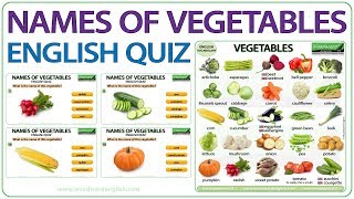 Names of Vegetables in English QUIZ  Learn English Vocabulary about Vegetables  Woodward English [upl. by Nawaj396]