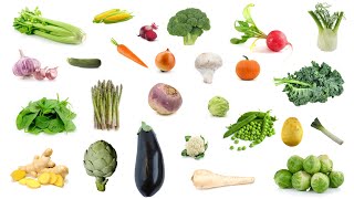 English Vocabulary  VEGETABLES [upl. by Atteuqnas]